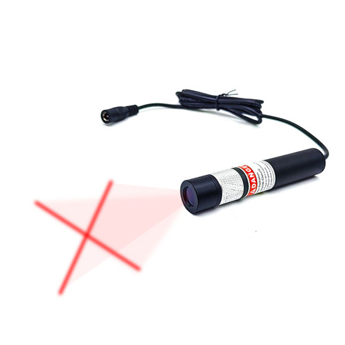 638nm 100~200mW Laser Module Adjustable Focus Crosshair Industrial Grade High Stability Laser